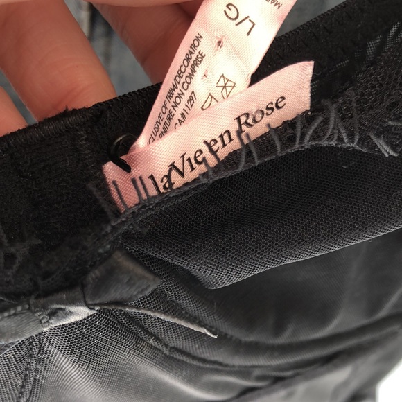 *SOLD* la Vie en Rose Sheer Lingerie Top - Picture 4 of 6